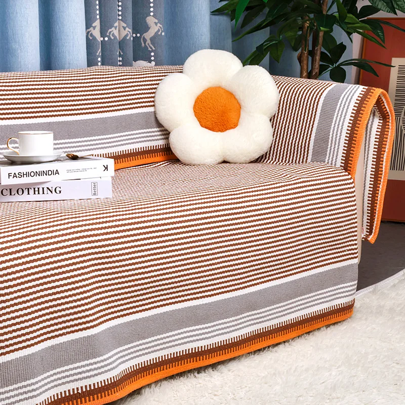 Super soft garden chic cotton protective sofa cover 2024 new magic sofa cover cushion anti-slip thickening anti-cat scratches