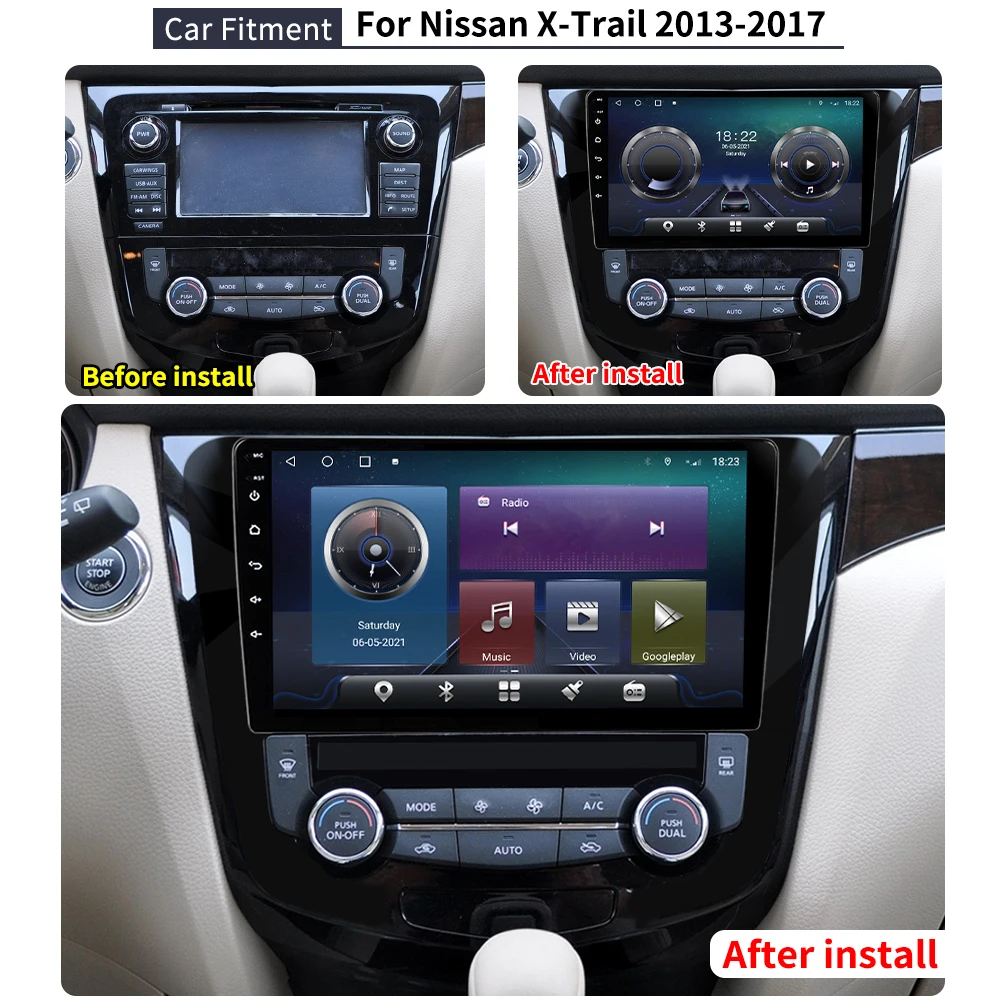 Krando android 11 0 ROM 64G/128G автомобиля радио GPS DVD плеер для NISSAN X-TRAIL Qashqai 14-17 10 1 ручной 7 головное устройство