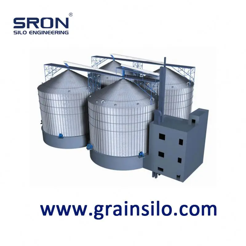 1000 тонн силос зерна с подъемником предварительной очистки конвейерных систем
