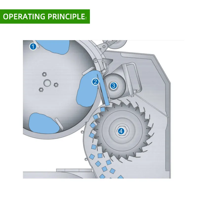 Mango Fruits Vegetable Cutter Carrot Onion Potatoes Carrot Cube Cutting Dicing Machine