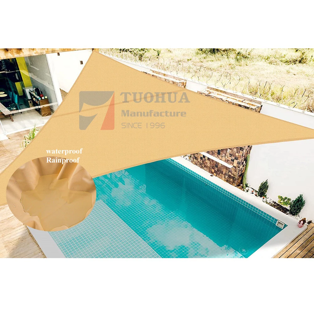 Heavy Duty Outdoor Garden Triangle Square Rectangle Commercial Waterproof Sun Shade Sail