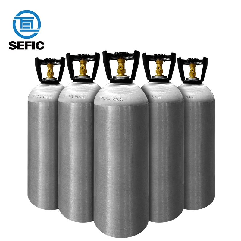 0.6L 150bar co2 gas cylinder Aluminum CO2 Cylinder co2 tank for beverage/beer equipment
