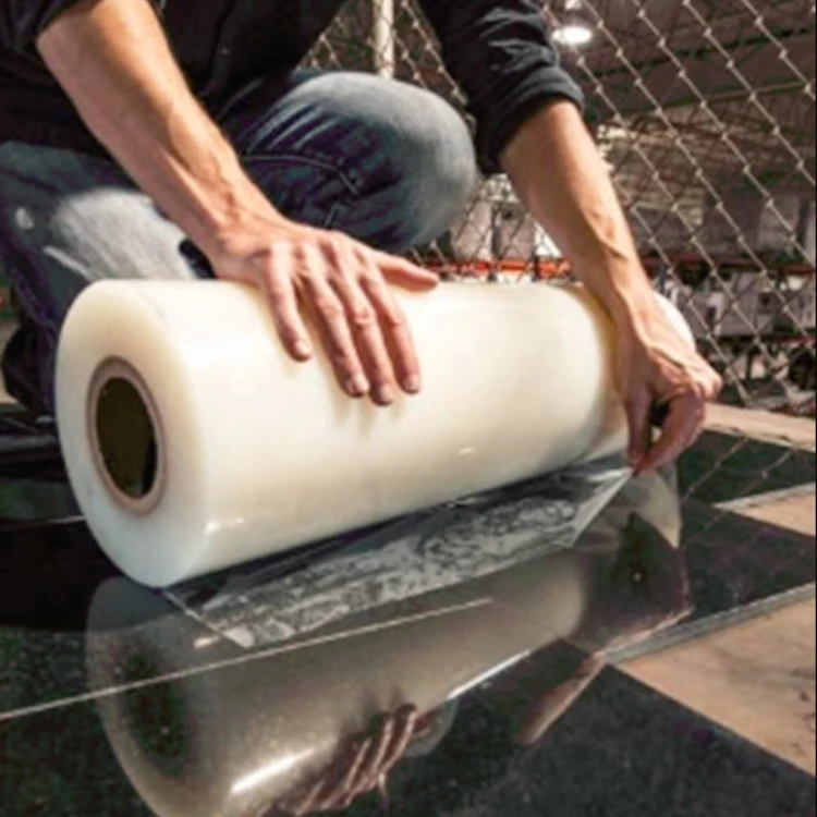 Films hot film protect adhesive easy to tear transparent pe protective film for carpet ceramic profile