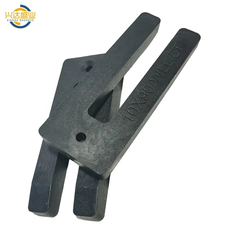 Custom 90mm Flat Plastic U Shims Leveling Waterproof Window Packer Shims Horseshoe Packers Building Weatherproofing Made PP