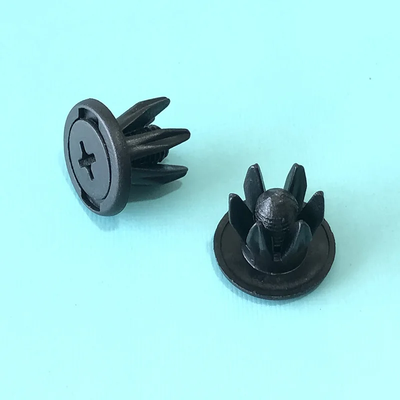 50Pcs 10mm Auto Bumper Fenders Fastener Clips Fit For Volkswagen Audi Hyundai Kia Toyota Honda Nissan Buick Ford Renault Peugeot