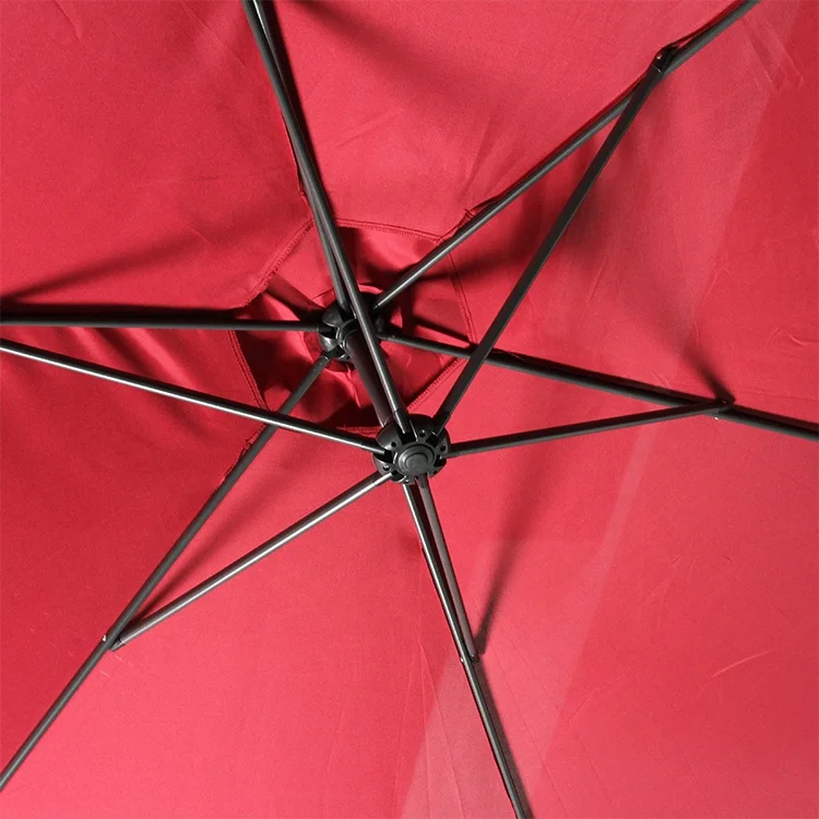 3x3 квадратный ветрозащитный наружный садовый боковой стенд патио офсетный зонтик висячий банан