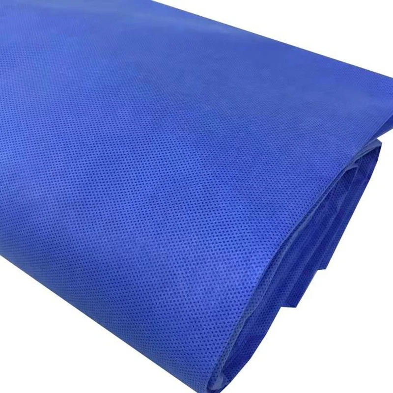 Custom 100% pp no toxic hydrophobic tela nonwoven medical bedsheet material 26g sms non woven fabric