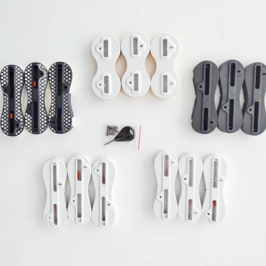 Surfboard Plastic Fusion Fins Box II Fins Box Longboard Surfboard FCS II PLUGS with screws