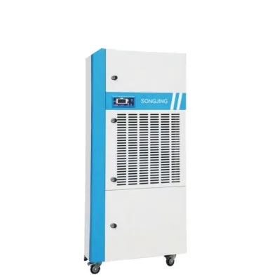 Easy-to-Move 480L/Day Industrial Dehumidifier Electronic Control 220V Centrifugal Fan Hospitals Home Use Core Motor Component