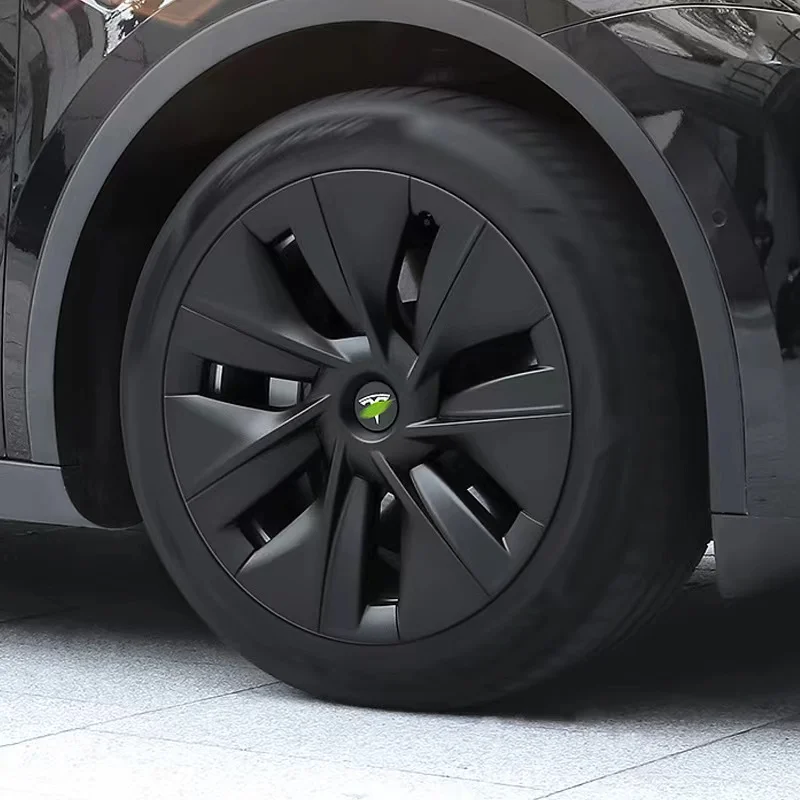 For tesla Model Y Wheels Cover Car Wheel Hub Cover 4Pcs/Set Auto Decoration Accessories