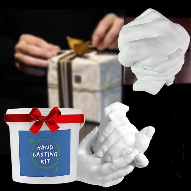 Cheap price 3d hand casting kit alginate impression powder hand casting kit 3d gift hand moulding kit