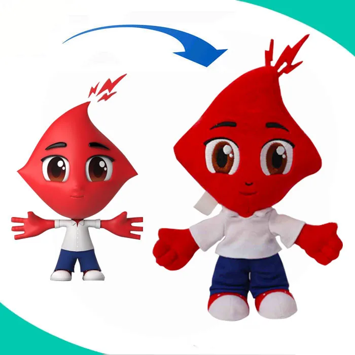 OEM Custom Plush Toys Mascots Customized Drawings Samples Anime Cartoon Dolls Custom Plush Toys