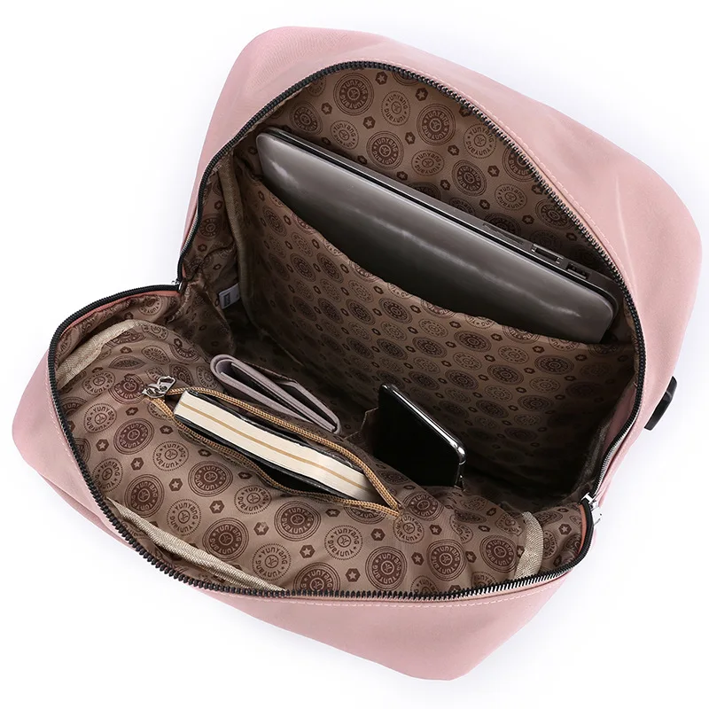 2022 New Style Womens Backpack Bah Luxury Good Quality Large Capacity Convenient Travel Laptop Backpacks from Korea with USB