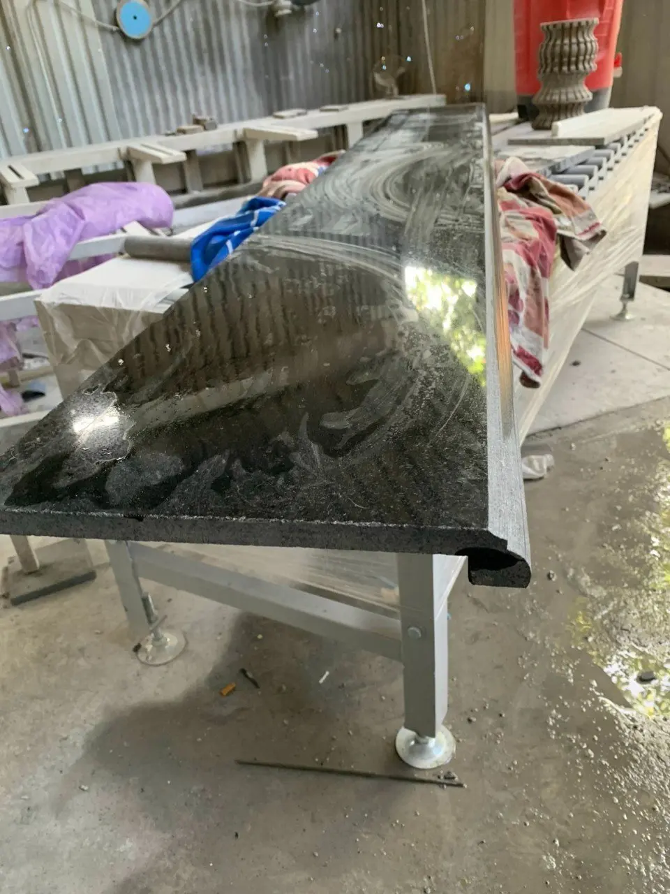 Factory Price 8 Heads Stone Edge Polishing Machine for Sale