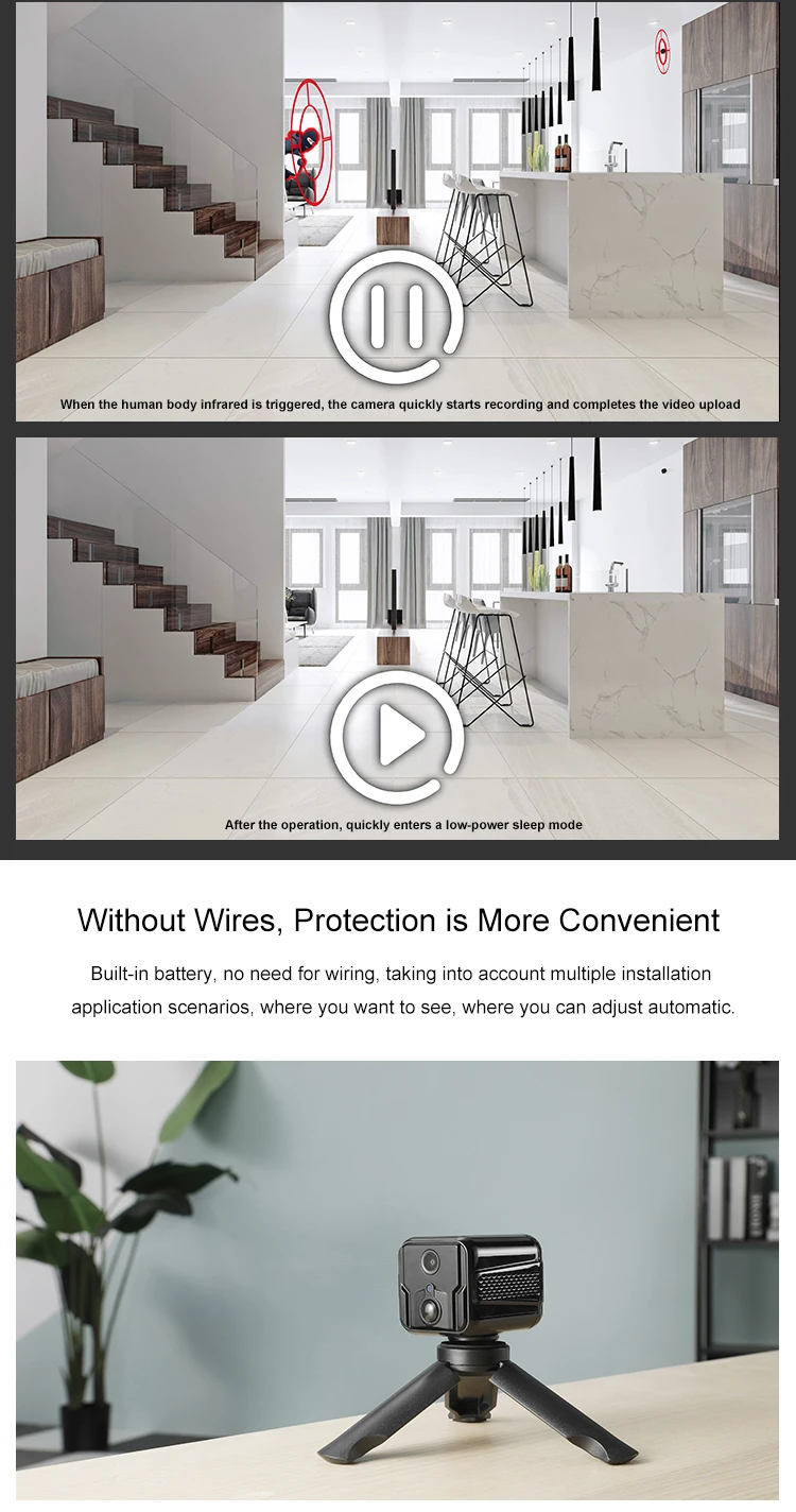 wireless portable mini camera cube micro full hd online wifi video recorder mobile connect cmos mini indoor camera