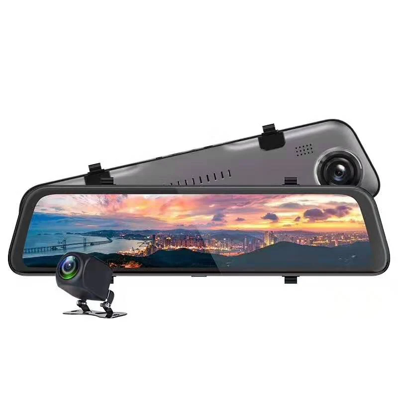 170 degree wide angle full HD 1080p car mini DVR front and rear dual cameras car black box WiFi dash cam 
