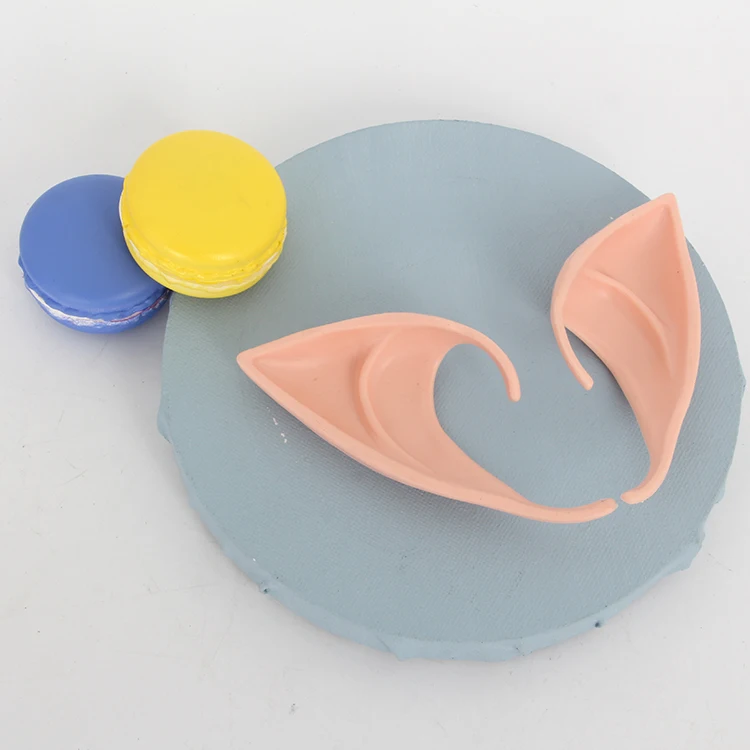 Plastic Elf Ears Gift Simulation Fairy Earrings Cartoon Cosplay Makeup Accessories