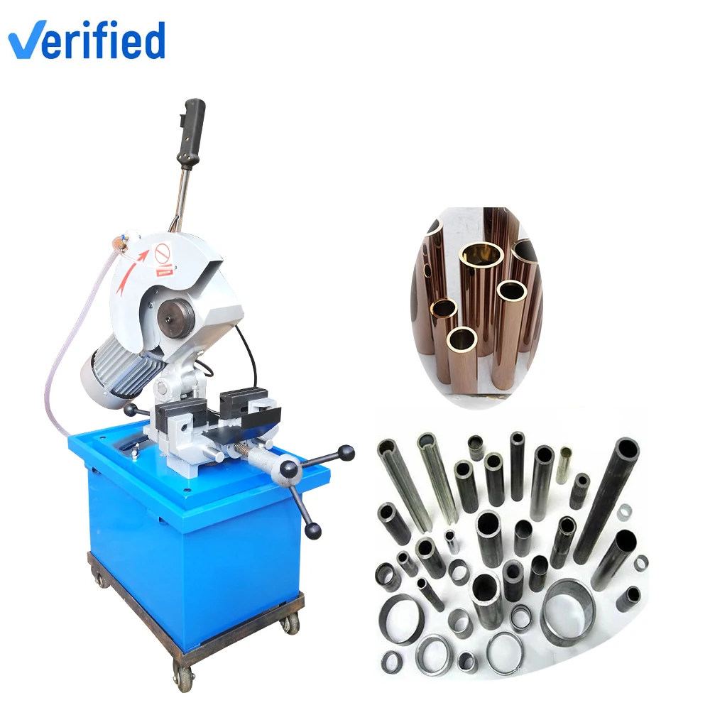 DR-CS275A Manual Pipe Cutting Machine Saw Cutting Machine Circular Cutting Machine for Metal Pipe Motor New Product 2020 80 100