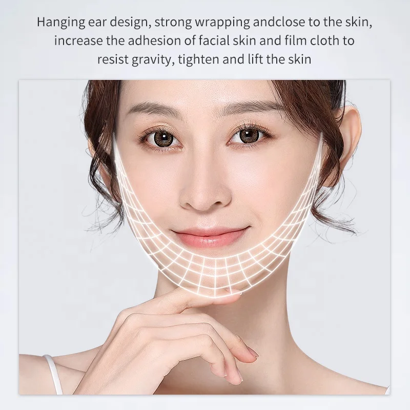 Hot Sale Peptide Protein Lift V Line Face Sheet Mask Skin Care Firming Moisturizing Facial Mask for Private Label