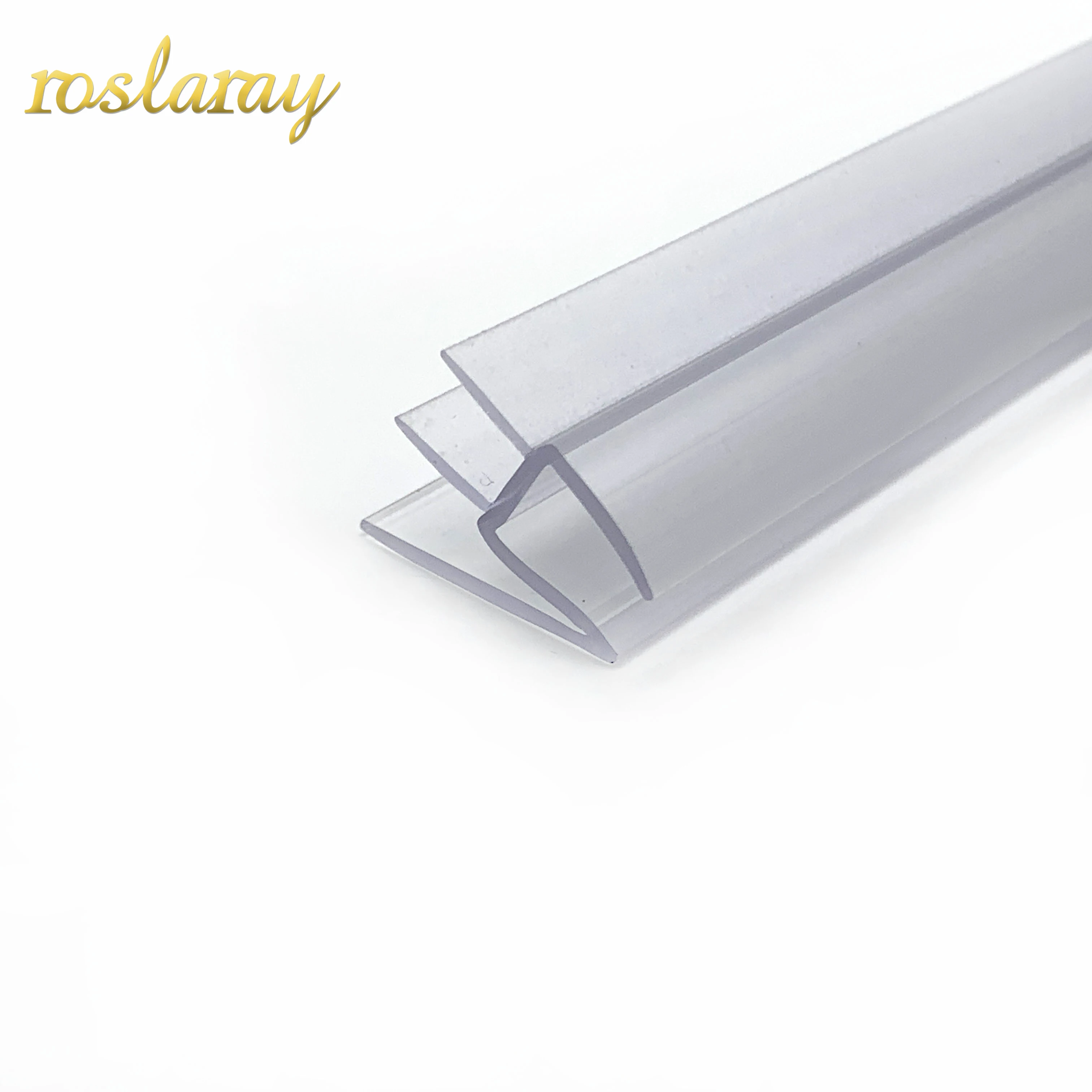 Customization Bathroom Bottom Sealing Strip PVC Waterproof Seal Strip Glass Shower Door Seal Strips