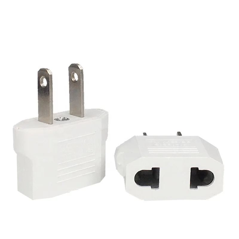 Eu / Us / Au 2pin Plug Adapter US To EU Euro Travel Power Adapter Plug Outlet Converter Travel Conversion Socket Plug