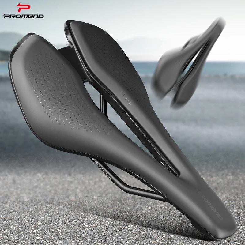 Promend Manufactory Mountain bike Saddle Soft Middle Hollow Bike Saddle Seat Road   Parts Front Ventilation Bicycle Saddle