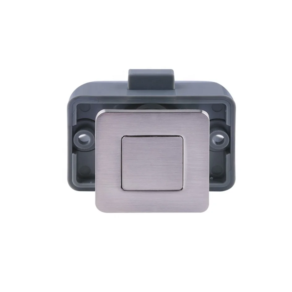 Квадратный замок, дверная ручка для шкафа, фургона, трейлера, шкафа, выдвижного ящика, кнопка блокировки