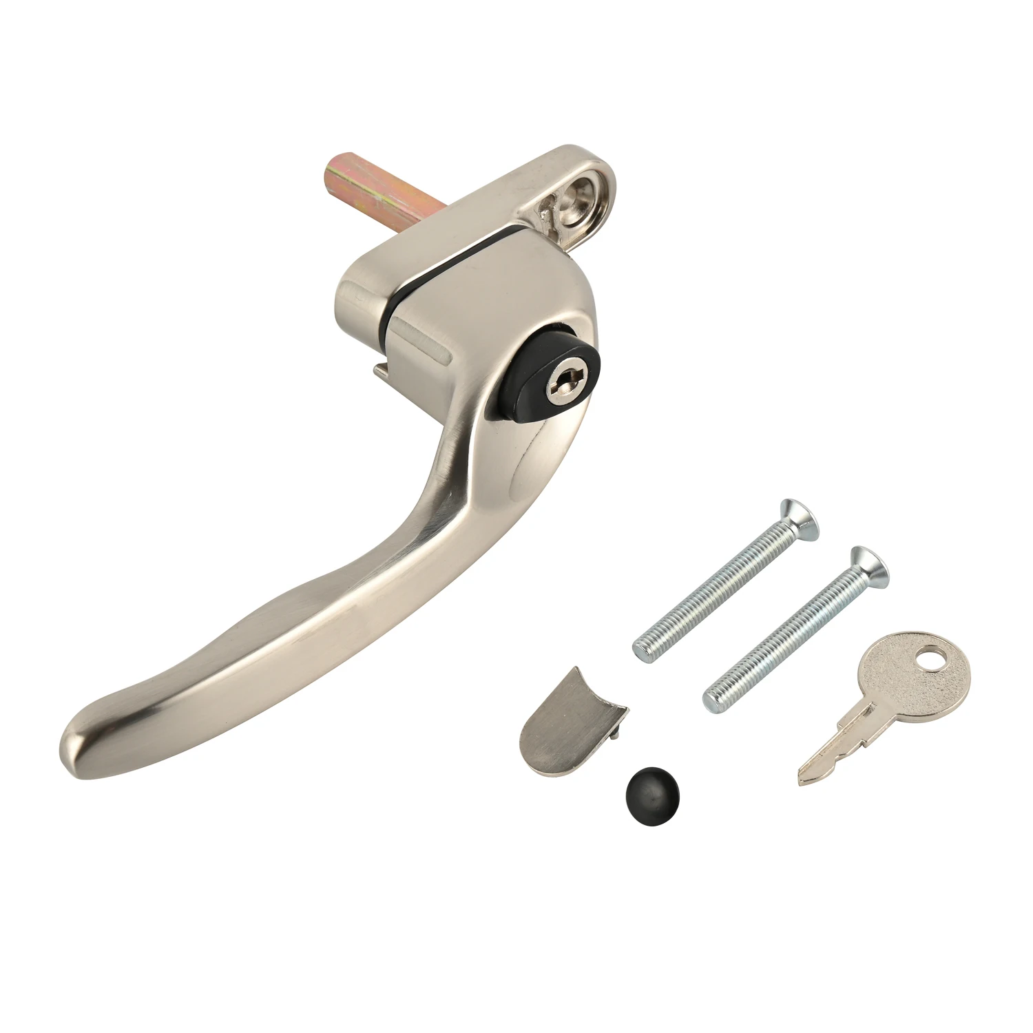 Customizable Modern Design Espag Handle Gold Zinc Alloy for Timber or Composite Windows