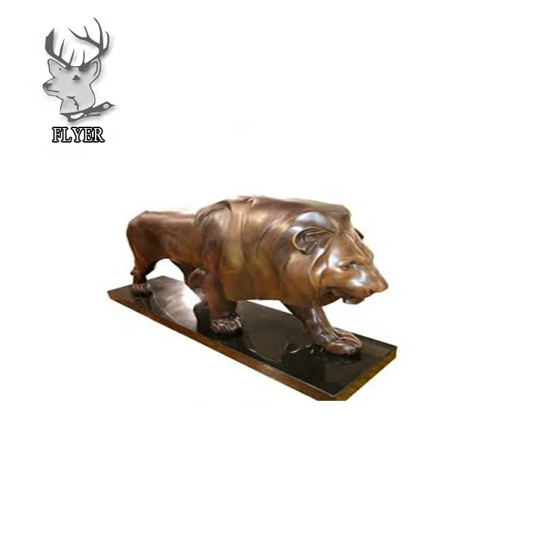 Sale good quality life-size art casting custom leopard sculpture bronze animal sculpture