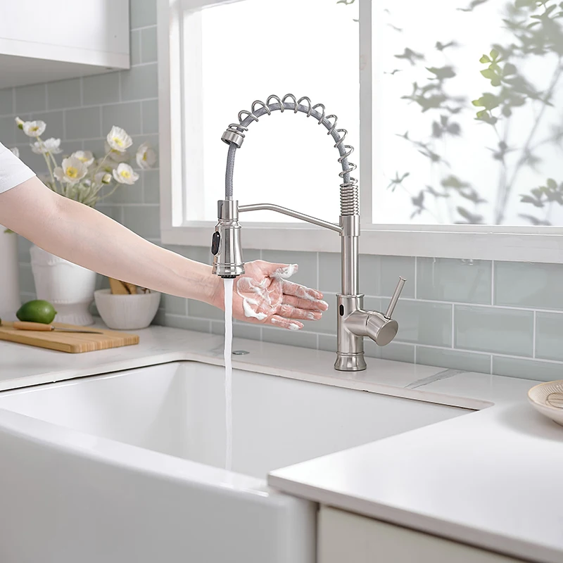 Infrared Water Saving Device Kitchen Nozzle Tap Smart Faucet Sensor