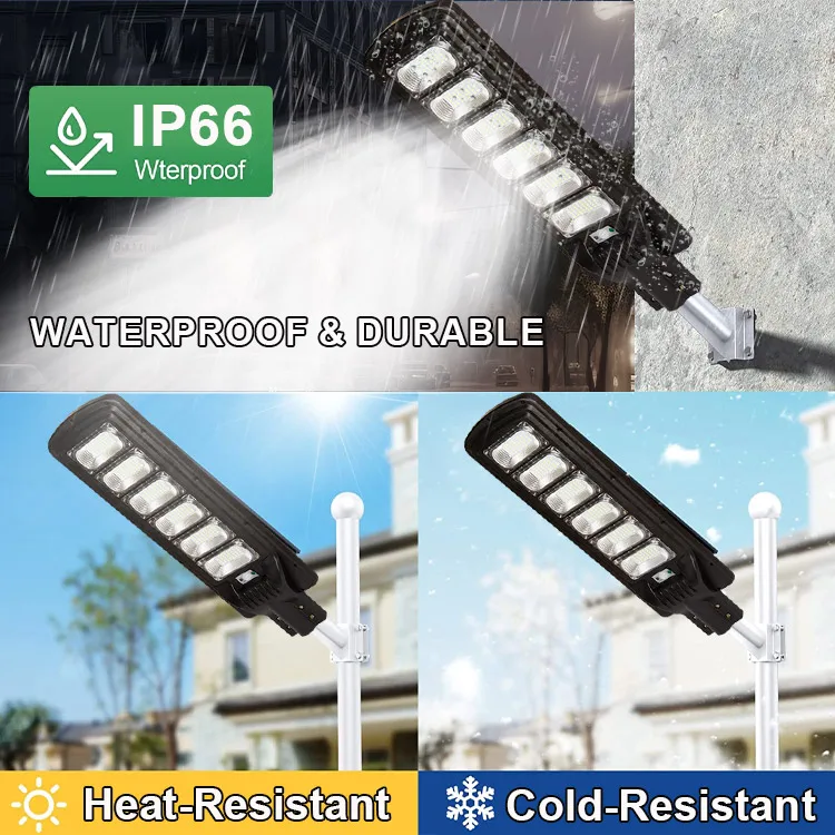 LED Street Light Solar Panel 50W 100W 150W Integrated LED Solar Induction Street Road Light Lamp Outdoor Waterproof High Power