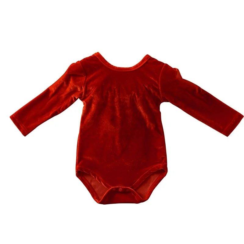 
2021 Лидер продаж, хлопковый однотонный Повседневный милый танцевальный комбинезон с длинным рукавом и бантом 