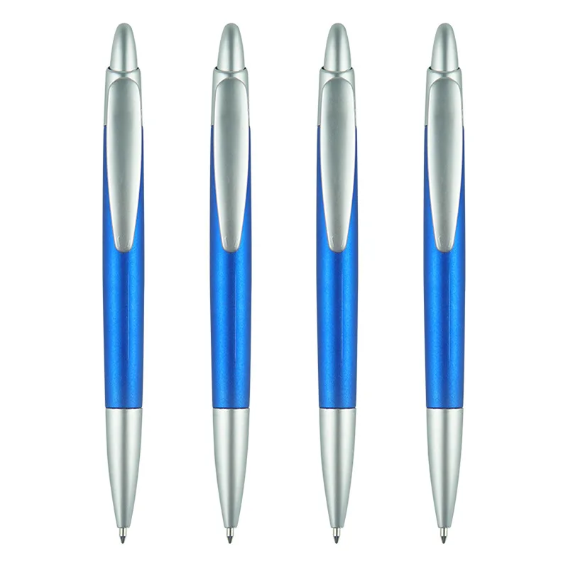 Custom LOGO Spray paint pen stick blue ink press ballpoint pen