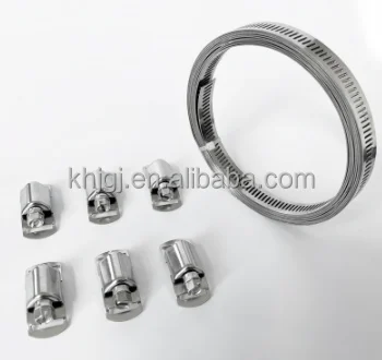 hot sale American Type Tape 12.7mm bandwidth SS HOSE CLAMP hose clampHot SaleHardware toolstainless CHINA FACTORY MANUFACTURER