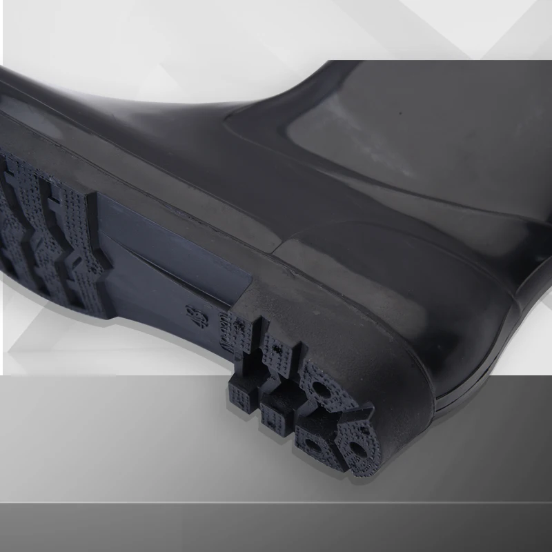 wholesale waterproof wellington wellies rubber boot for man work safety PVC non-slip rain boots