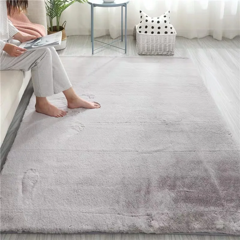 Кликните супер мягкий пушистый Прямоугольный Коврик бежевый ковер машинная стирка круглый коврик ворсистые ковры для гостиной спальни
