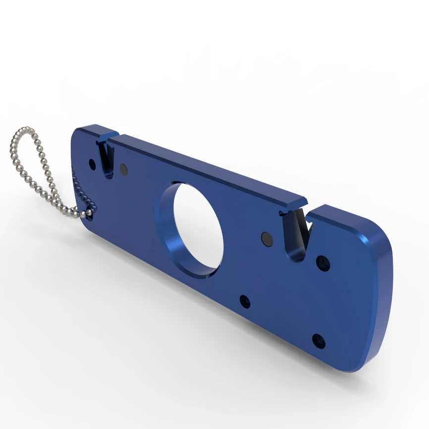 Pocket Knife Sharpener Hunting Sharpener 25° Tungsten Carbide and Ceramic with Coarse Sharpening  Fine Honing for Pocket Knives
