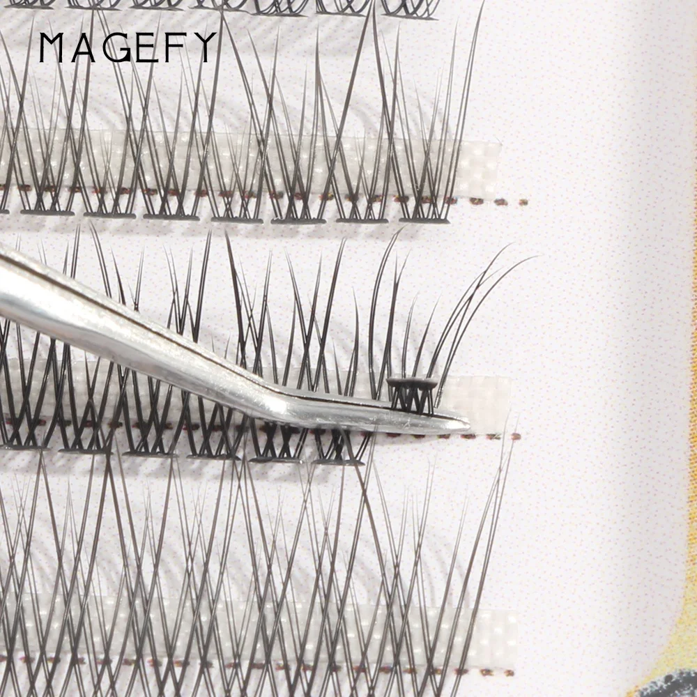MAGEFY Light And Natural Fishtail Type A Fairy Lashes Mixed Tray Sectional Grafting False Eyelashes