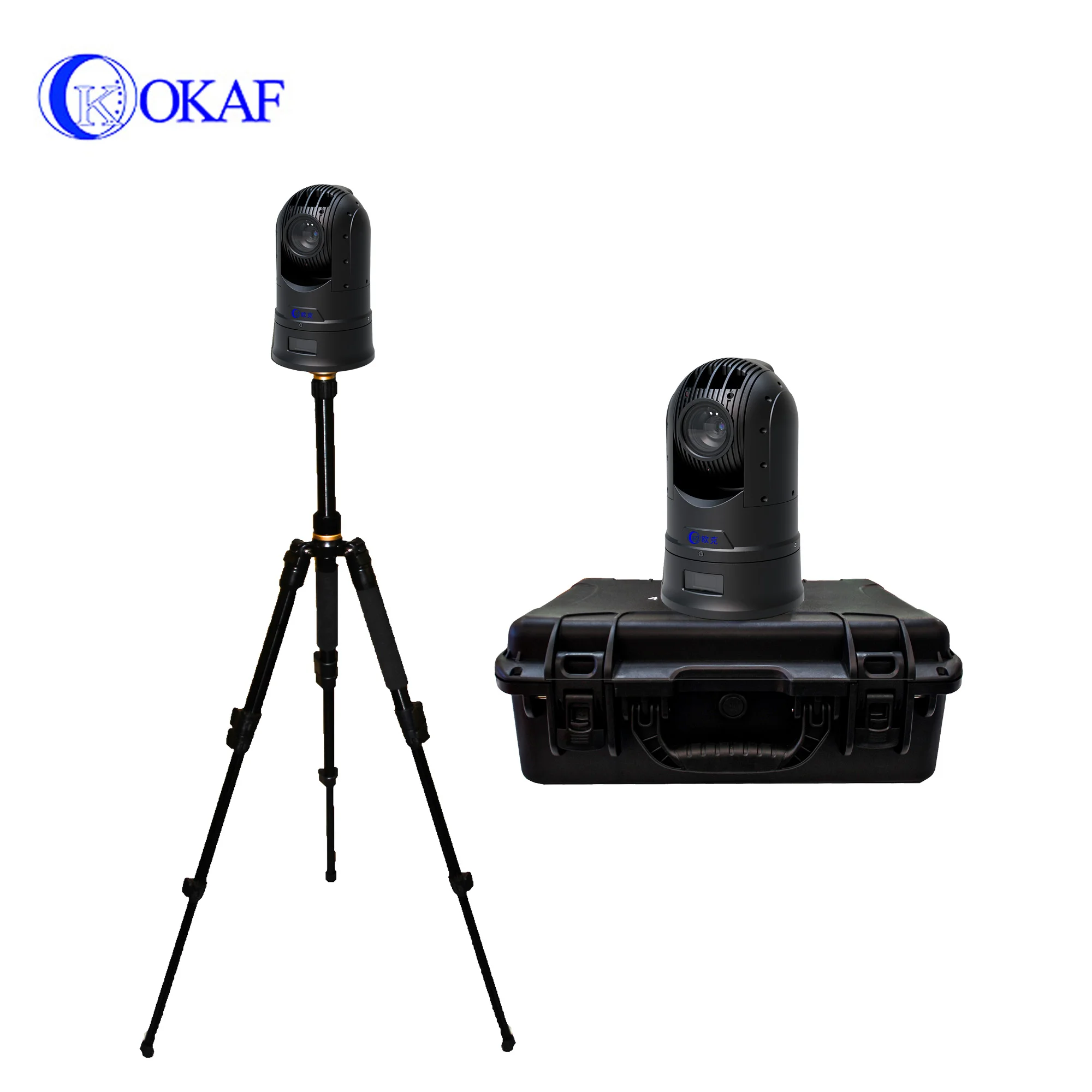 Outdoor CCTV Rapid Deployment PTZ Camera 4G HD Portable IP PTZ  Surveillance Mobile Dome Camera With Battery Display