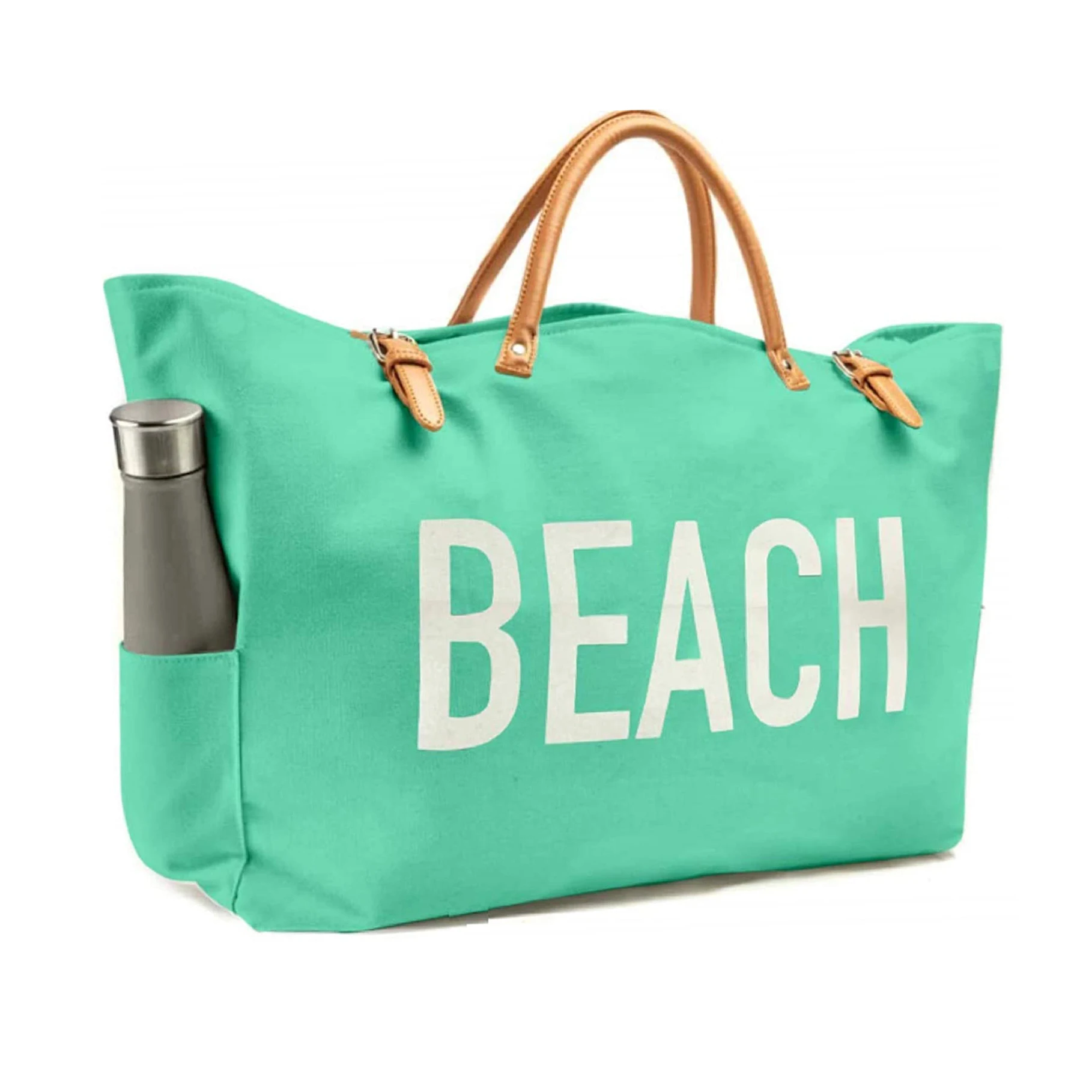 Reusable Large Beach Canvas Tote Bags Shopping Bag
