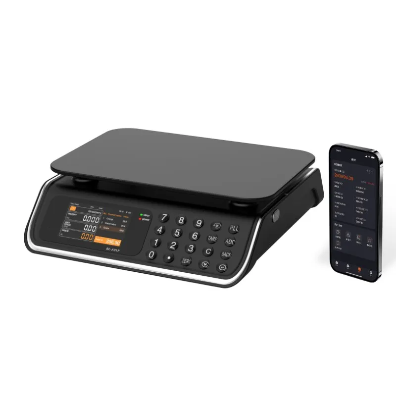 Veidt Взвешивание RC-A02PCP ЖК-дисплей беспроводной Wi-Fi Touchable цифровые вычислительные весы с RS232 и USB-интерфейсом коммерческие