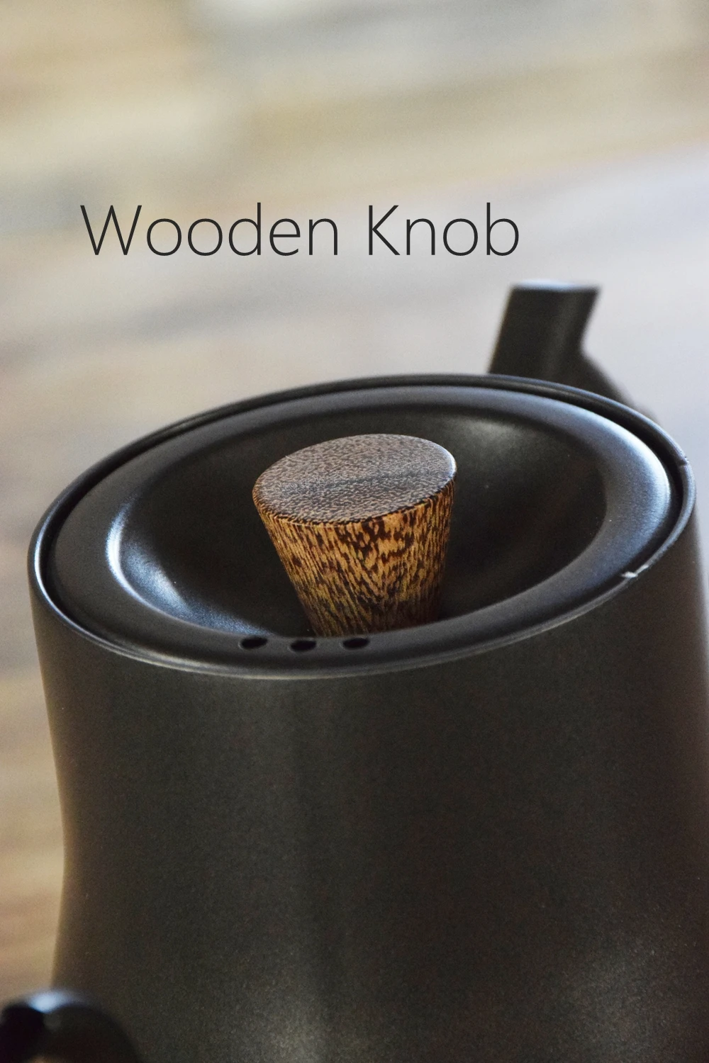 Q носик с гусиной шеей наполнитель кофейник деревянной ручкой кухонные аксессуары