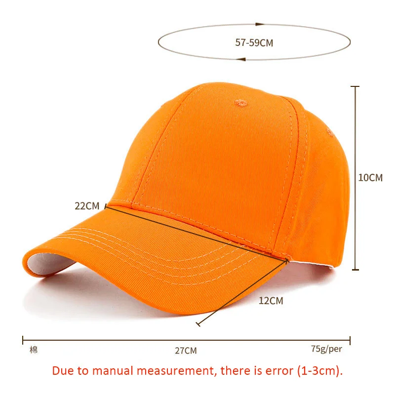 KCOA Hot Sale Factory Price Unisex Plain Colors Sun Visor Sport Baseball Cap