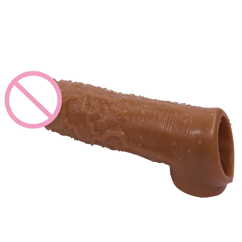 Male use penis wears the condom to suit the size penis lengthens thickens the contraception wolfsbane