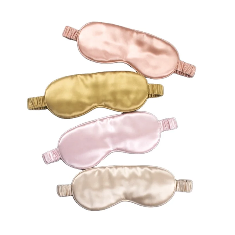 
 Роскошная шелковая маска для сна Gerine 22 мм silp с вышитым пользовательским логотипом 100%  