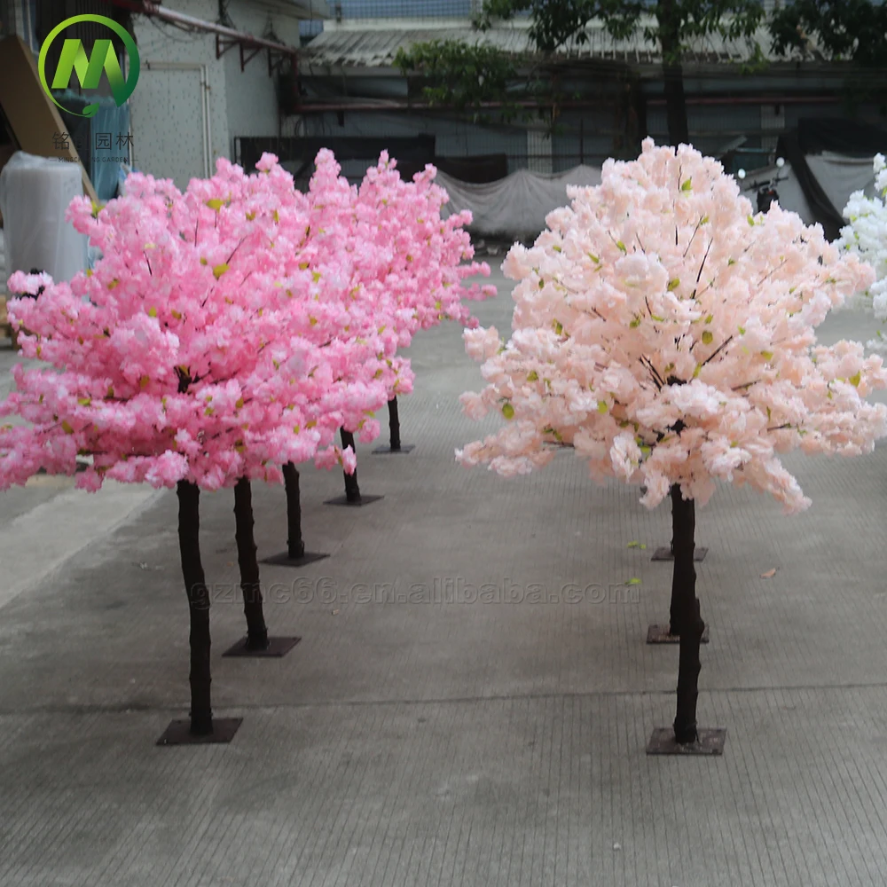 cherry blossom tree table for wedding  Silk flower tree artificial cherry blossom tree for wedding dining-table decoration