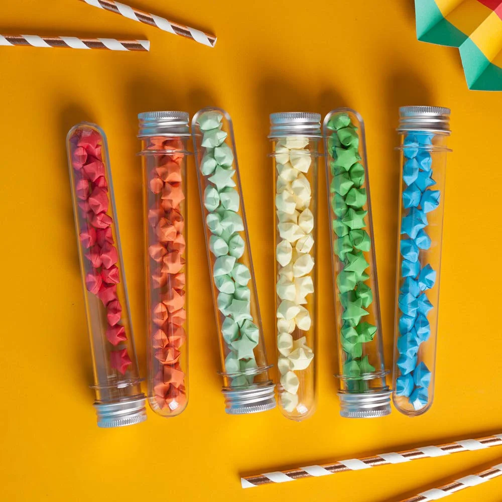 Пищевая упаковочная трубка акриловая пластиковая прозрачная пробирка