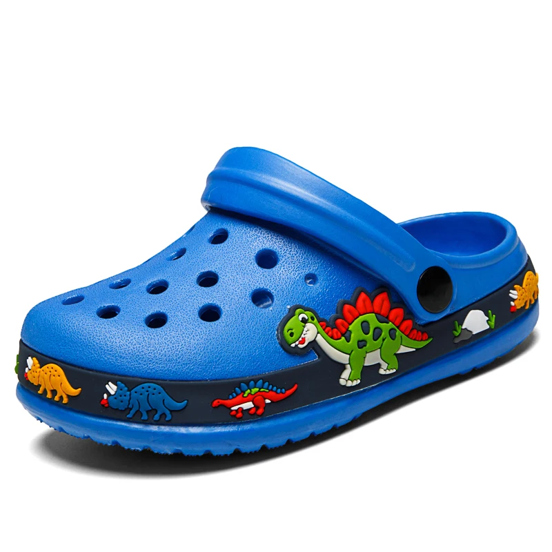 
Lovely Kids Cartoon Croc Shoes Garden Breathable Beach Casual Sandals Child Clogs 