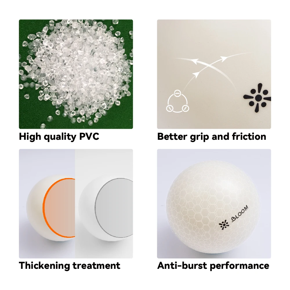 Custom Small Mini PVC Thickened Yoga Ball for Gym Fitness Exercise Stability Thicker Upgraded Pilates Ball