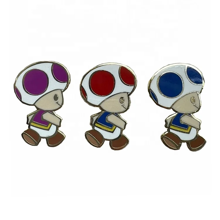 Wholesale Designer Hat Collar Clothes Lapel Cute Cartoon Anime Hard Enamel Lapel Pin